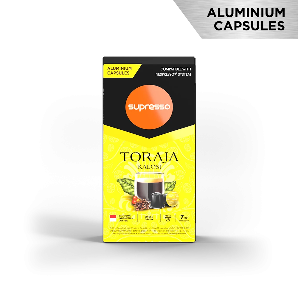 Supresso Toraja Kalosi Coffee Capsules